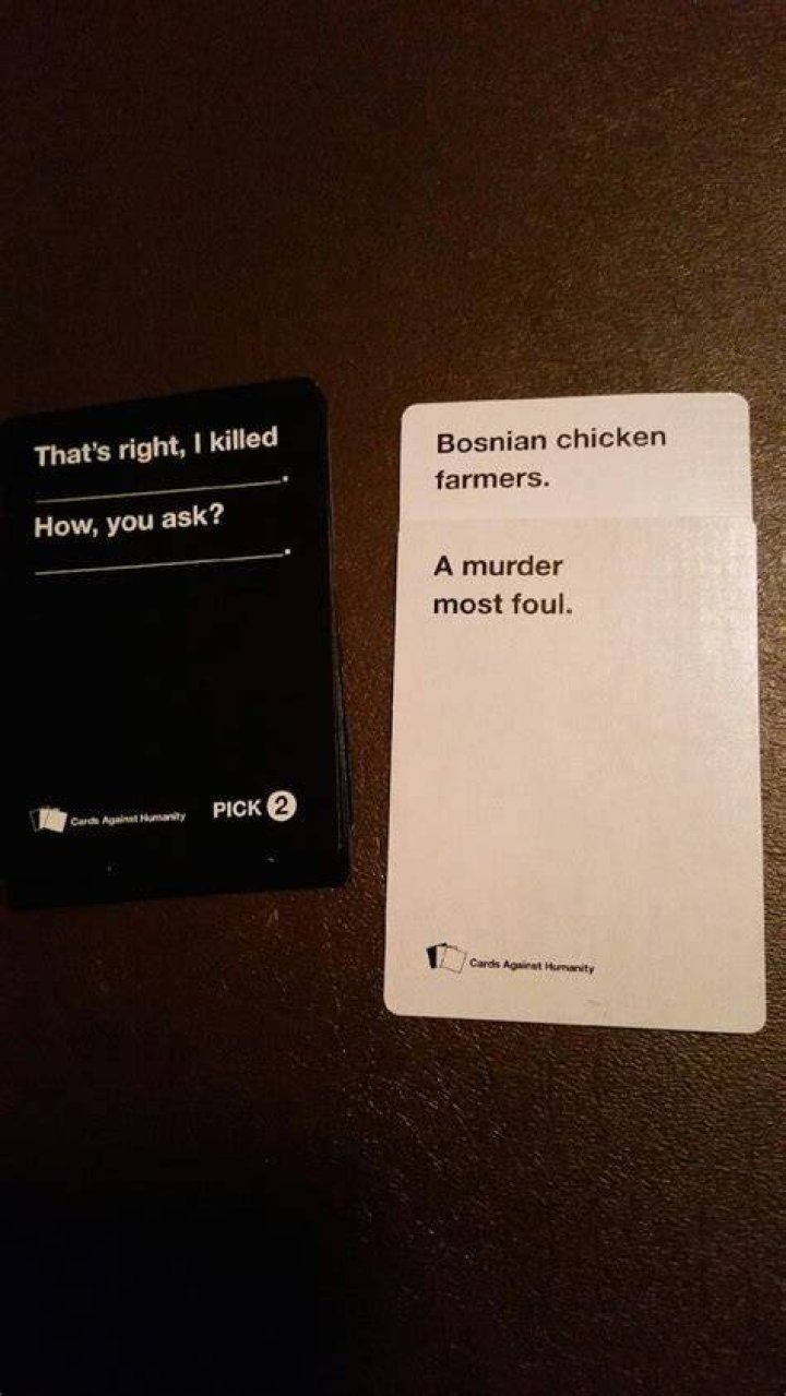 44 Cards Against Humanity Best Combos That Prove This Game Is Insane