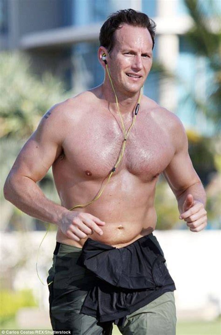A very buff Patrick Wilson spotted jogging in Gold Coast Daily Mail