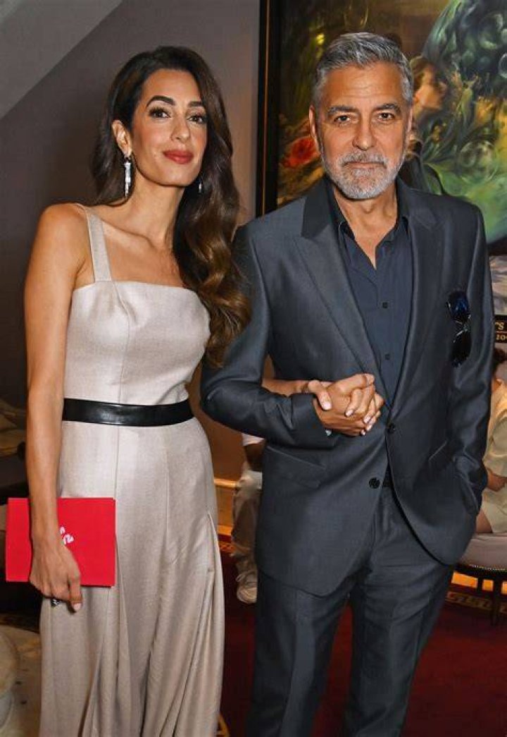 Amal Clooney Makes a Rare Red Carpet Appearance With (And Her