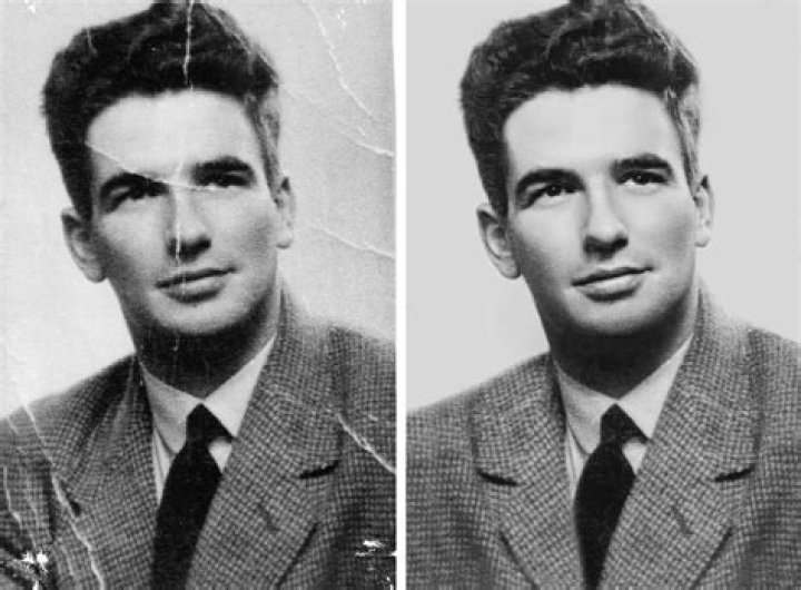 an old black and white photo of a family