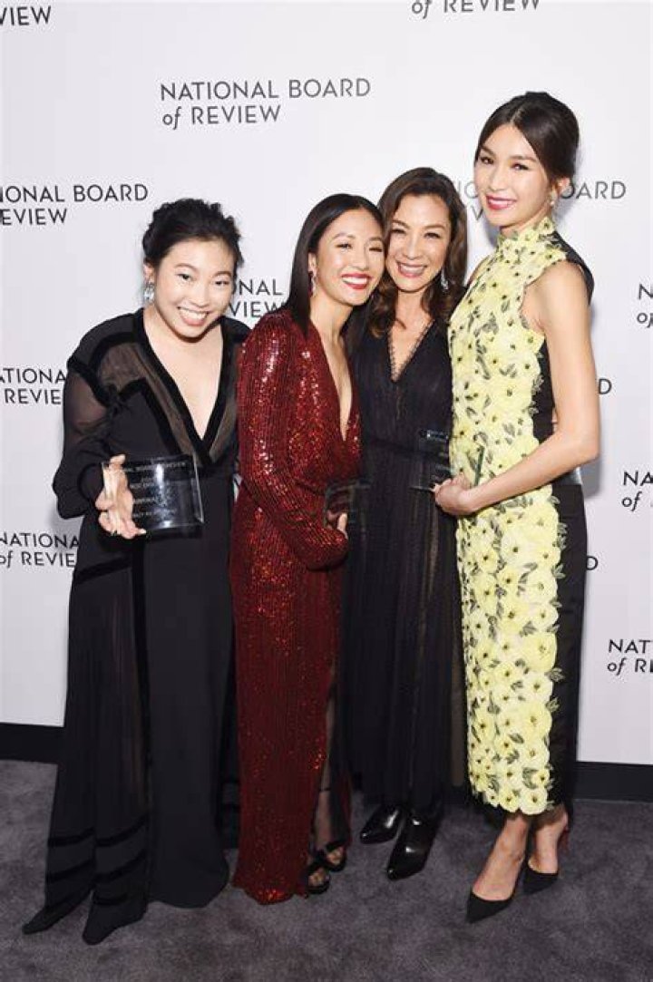 Awkwafina, Michelle Yeoh, Constance Wu, and Gemma Chan at the 2019