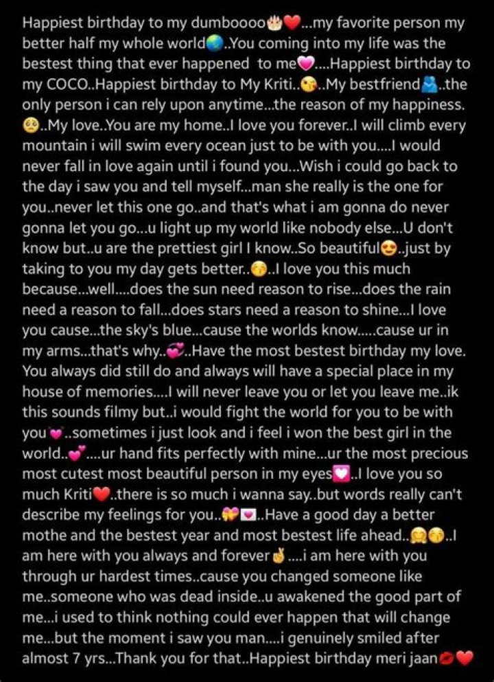 Bae Long Happy Birthday Paragraph For Girlfriend Jagodooowa