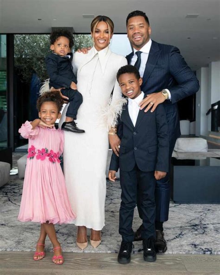 Ciara, Kids Dress Up to Support Russell Wilson at Super Bowl Breakfast
