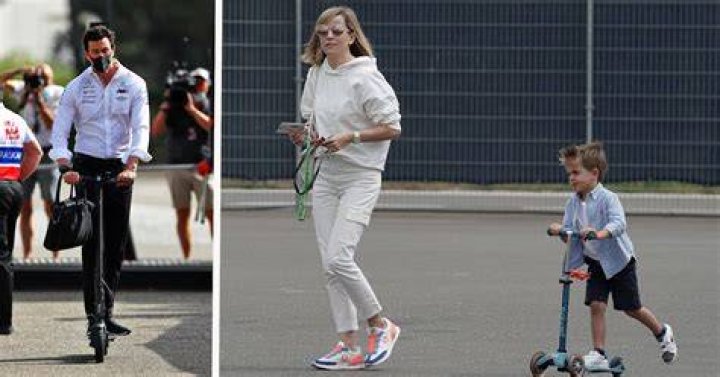 Der kleine Jack rollt wie Papa Toto durch Spielberg Formel 1 heute.at