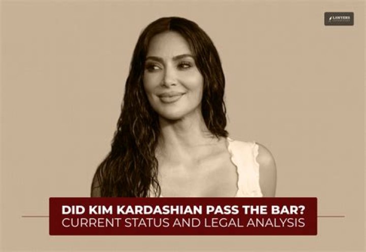 Did Kim Kardashian ever pass the bar?