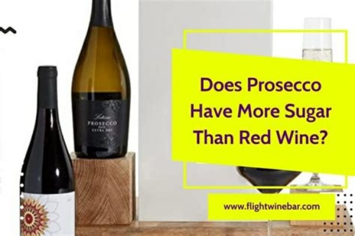Does Prosecco have more sugar than wine?