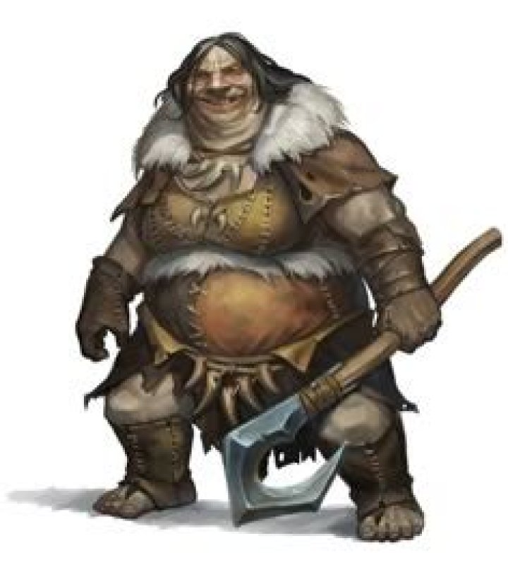 Female Ogre Glutton Ogrehook Pathfinder 2E PFRPG DND D&D 3.5 5E 5th