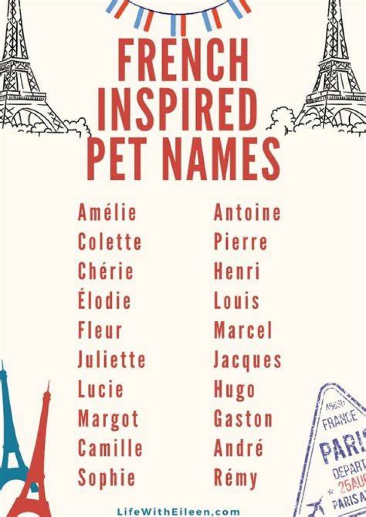French Pet Names For Friends