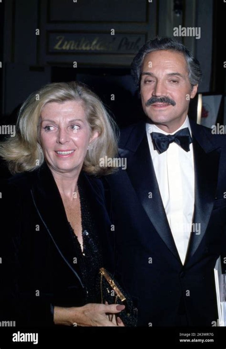 Hal Linden and wife Frances Circa 1980's . Credit Ralph Dominguez