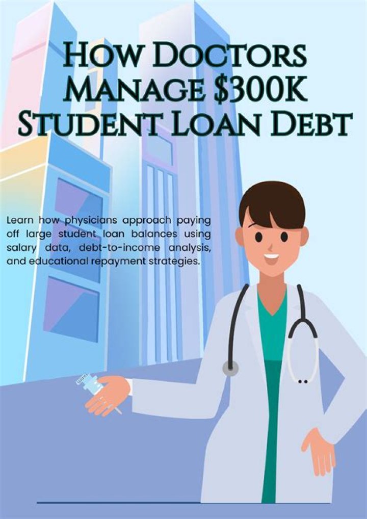 How can I pay off my 300k student loan?