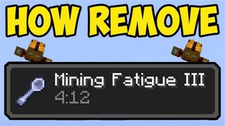 How do you get rid of mining fatigue in the water Temple?