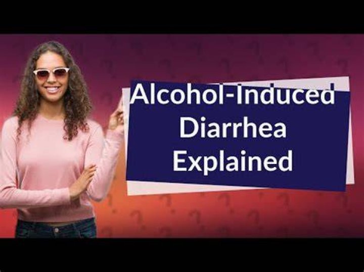 How long does alcohol induced diarrhea last?