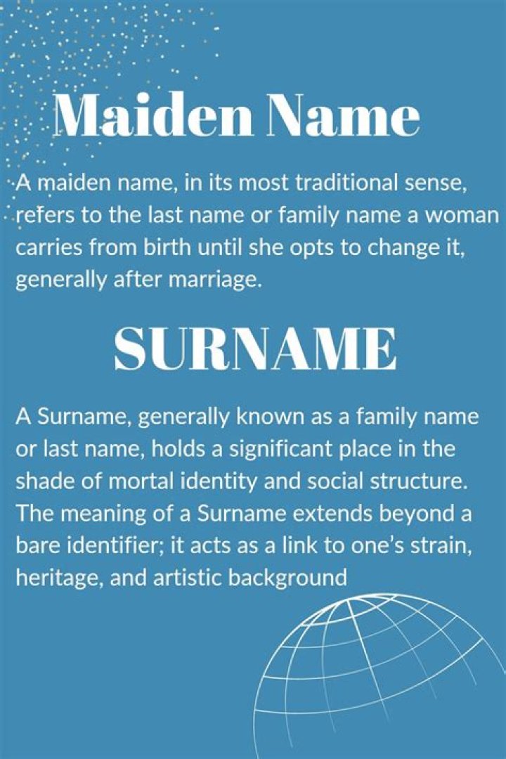 How To Say Maiden Name YouTube