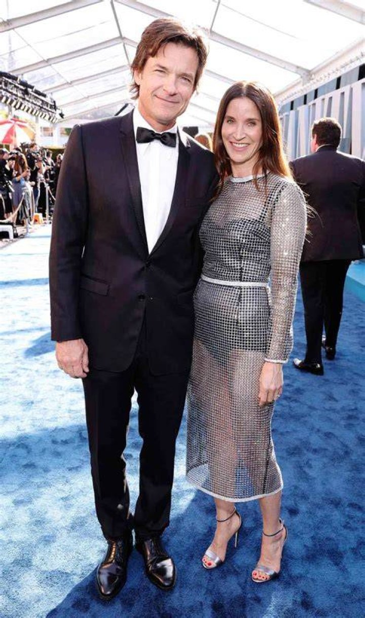 Jason Bateman brought his wife, Amanda Anka, on the orange carpet
