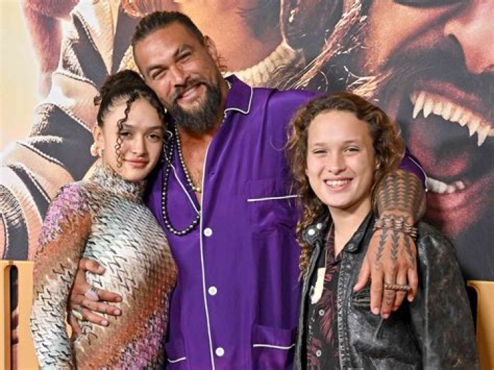 Jason Momoa and Lisa 2 Kids All About Lola and NakoaWolf