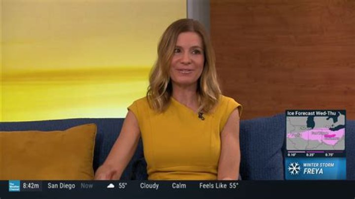 Jen Carfagno is a wellnoted meteorologist at The Weather Channel