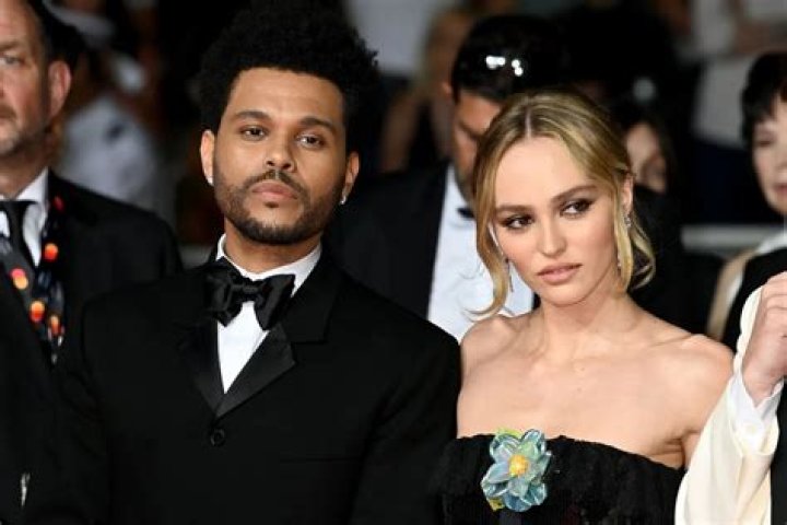 LilyRose Depp appears alongside The Weeknd at Cannes Film Festival