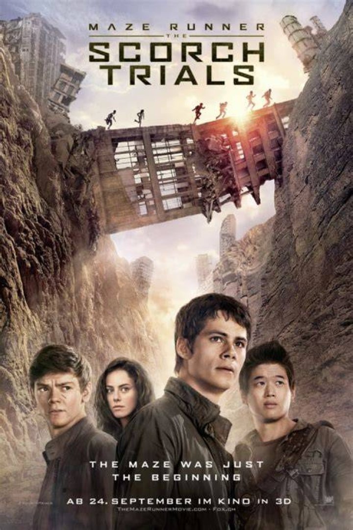 Maze Runner 2 The Scorch Trials Movie Poster Teaser Trailer
