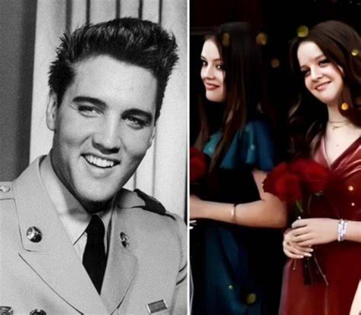 Meet Elvis Presley&rsquo;s minime twin granddaughters teenagers Harper and