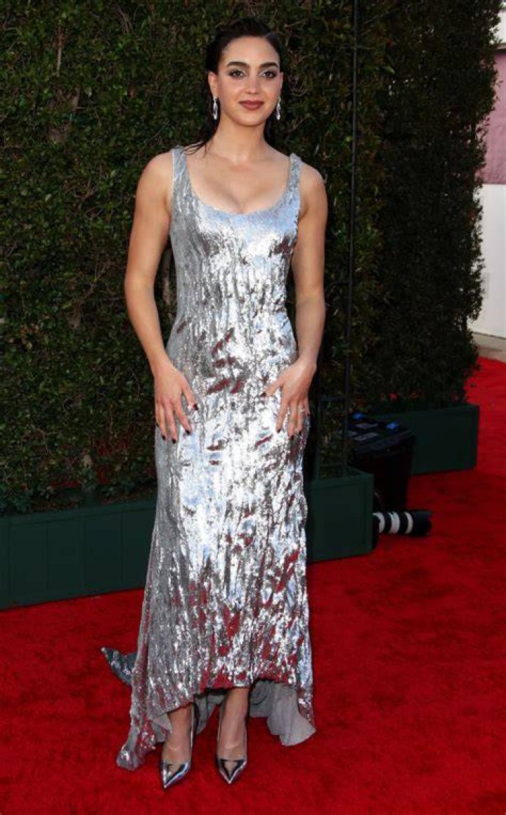 Melissa Barrera Wore Glittering Dress To The Scream (2022) LA Premiere