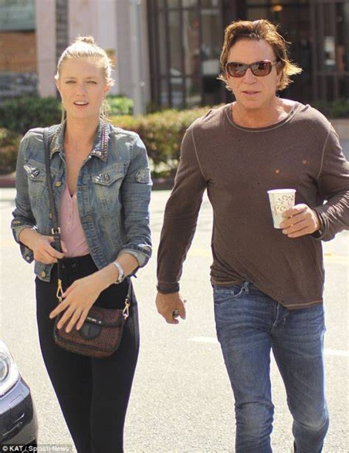 Mickey Rourke takes girlfriend Anastassija Makarenko jewellery shopping