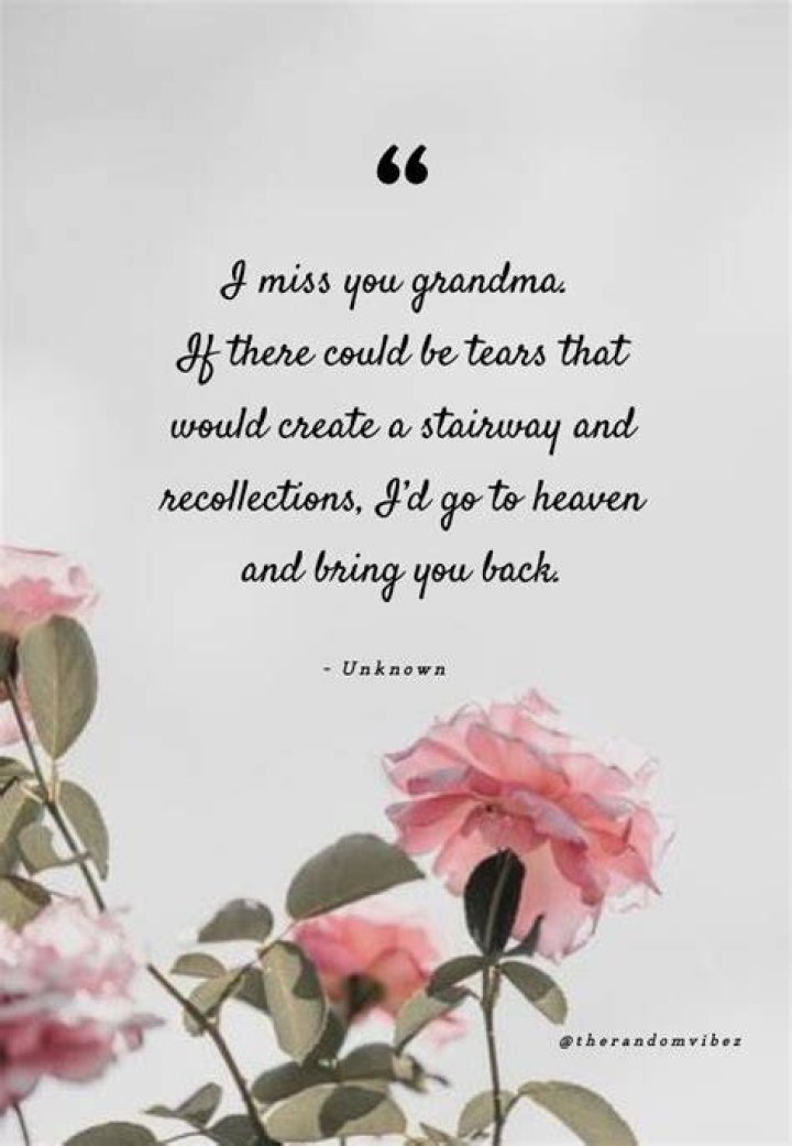 Missing Grandma Quotes And Sayings. QuotesGram