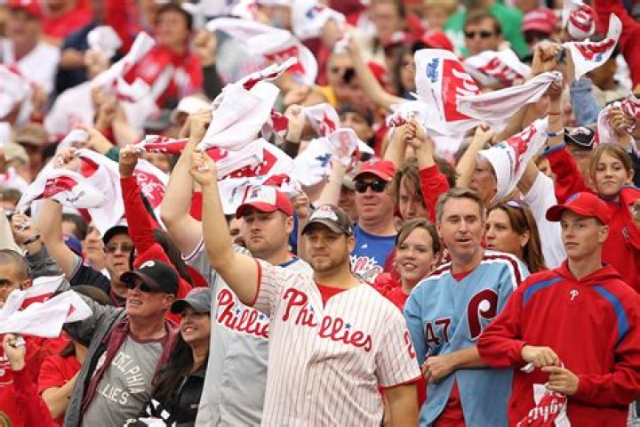MLB Philadelphia Phillies fan Miles Teller at the NLCS vs San Diego