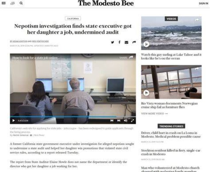 [Nepotism] As daughter sought state license, Gov. Kristi Noem summoned