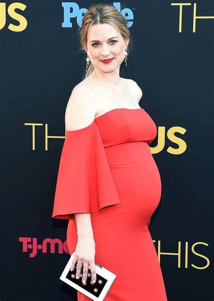 Pregnant ALEXANDRA BRECKENRIDGE at This Is Us Season 2 Premiere in Los