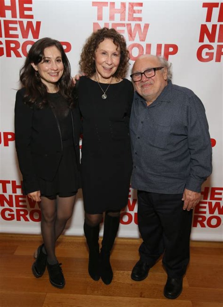 Rhea Perlman, Lucy DeVito, and Danny DeVito Celebrating the new cast
