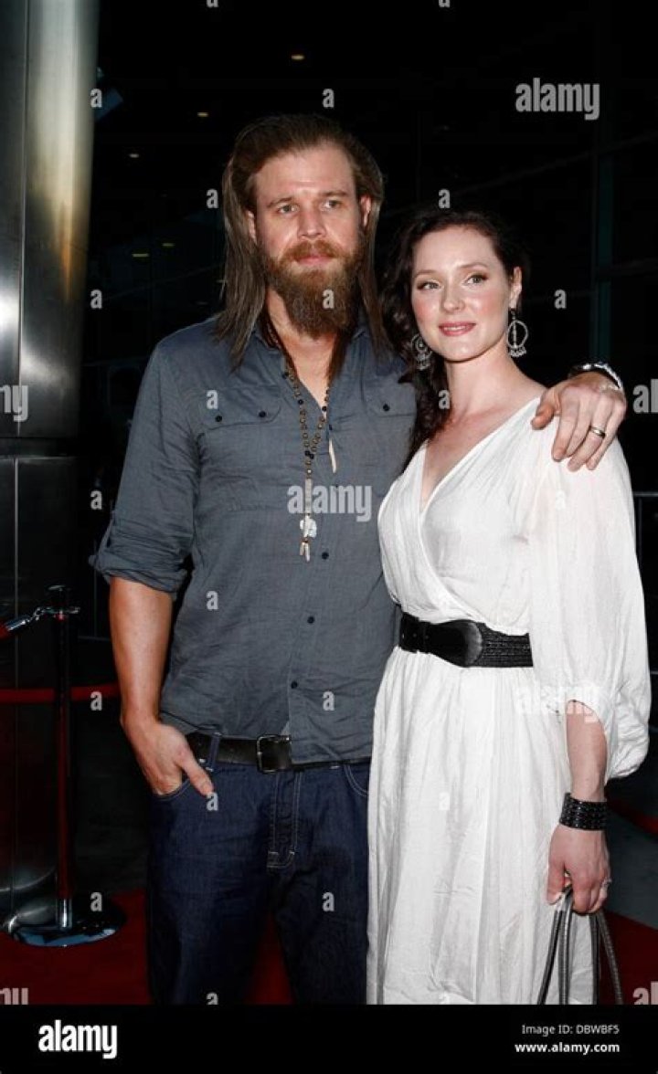 Ryan Hurst and wife Molly at the premiere screening of FX's SONS OF