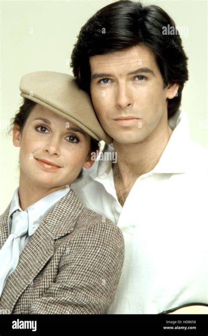 Stephanie Zimbalist and Pierce Brosnan at the 1984 People's Choice