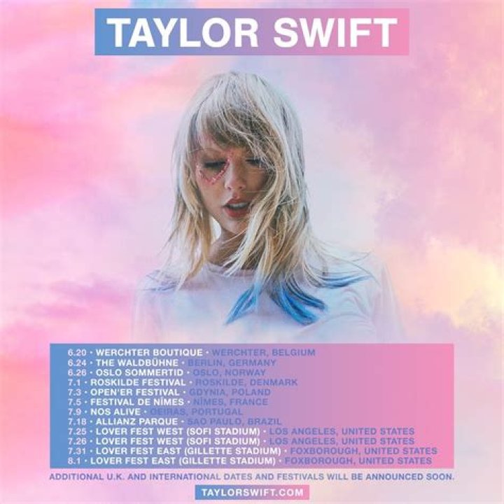 Taylor Swift Lover Fest West Seat Map Taylor swift, Taylor swift