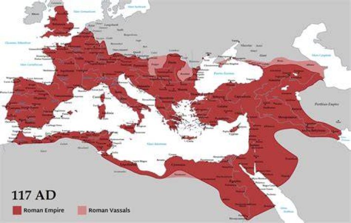 The Roman Empire at its Territorial Height Vivid Maps