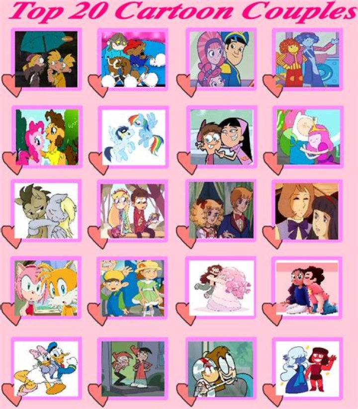 Top 20 Popular Cartoon Couples YouTube