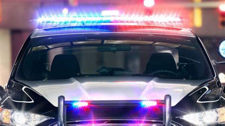 What do red lights on a cop car mean?