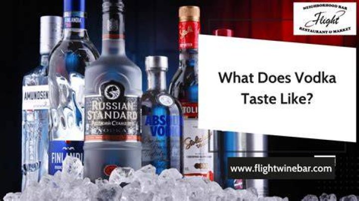 What does vodka taste like?