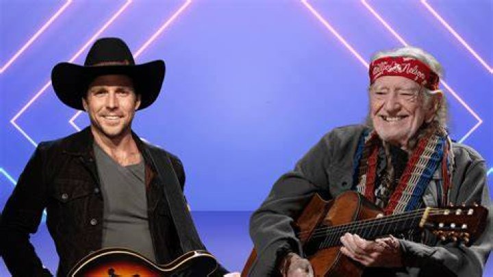Willie Nelson and son Lucas performing together... Lucas, Willie