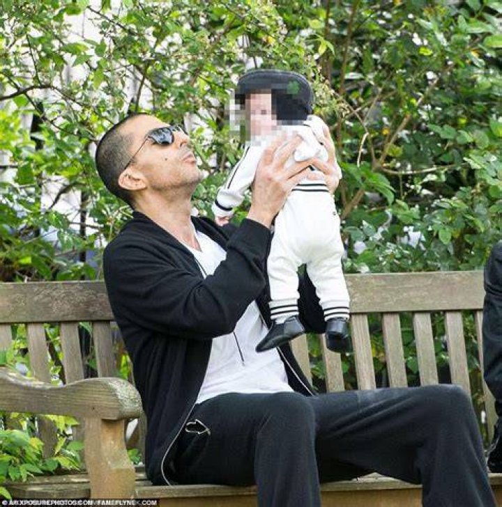 Wissam Al Mana takes newborn son Eissa to London park Daily Mail Online