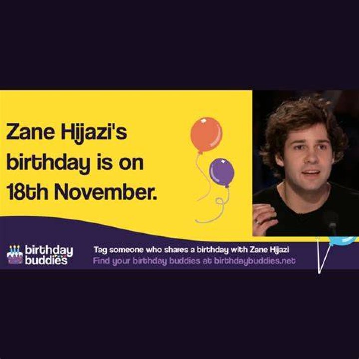 Zane Hijazi Birthday 2024 (November 18, 2024) Year In Days